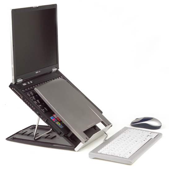 Ergo-Q 330 laptophouder inc. Documenthouder